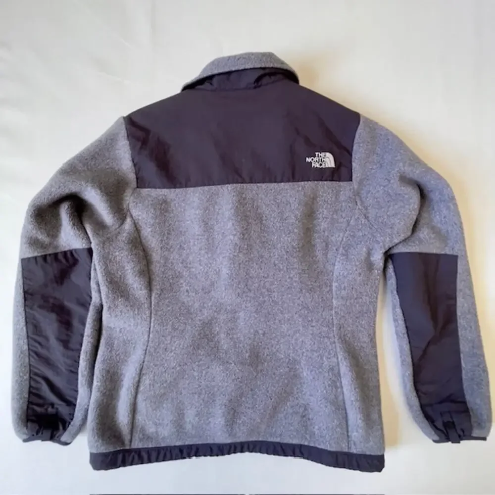 The North Face Polartec Recycled Fleece Jacket Women’s M Gray Full Zip Outdoor